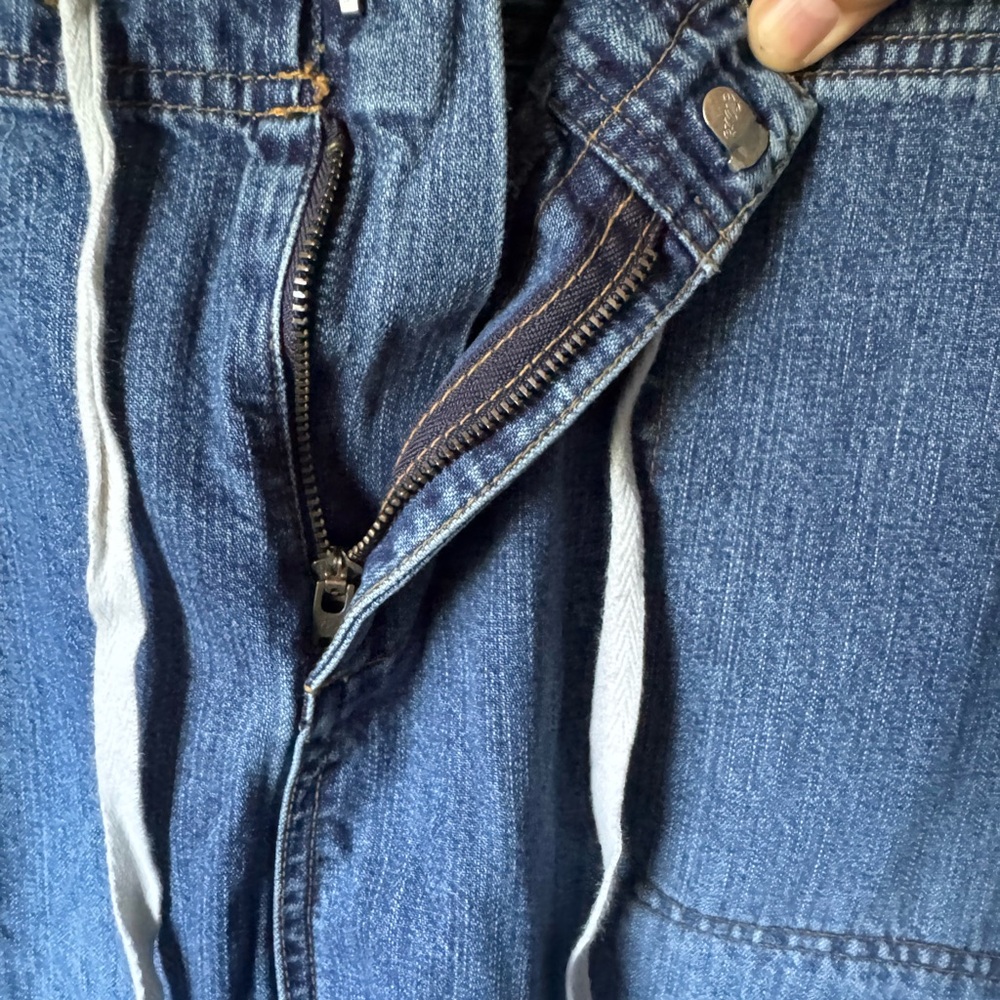 Vintage y2k Old Navy Blue Jeans Denim Skirt - Picture 5 of 7